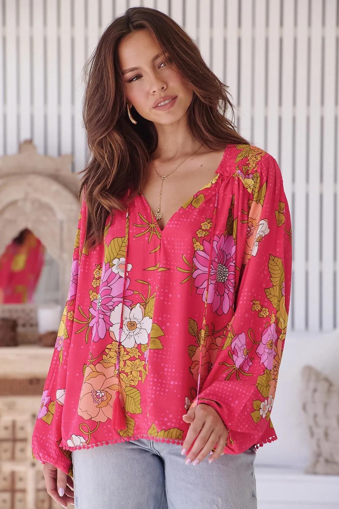 Jaase Timeless Print Rue Top
