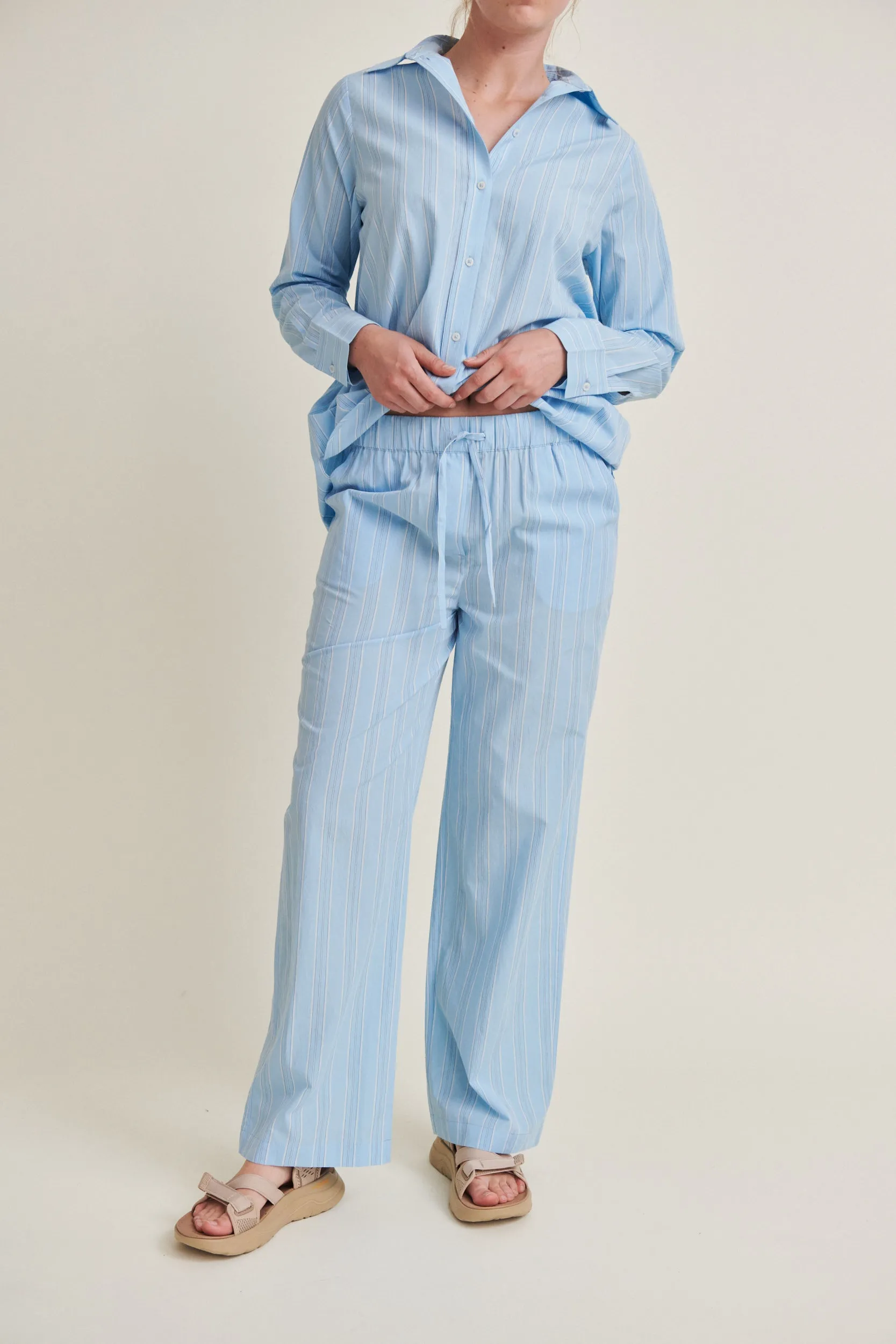Marina Pants - Airy blue / Lotus / Birch / Classic Blue